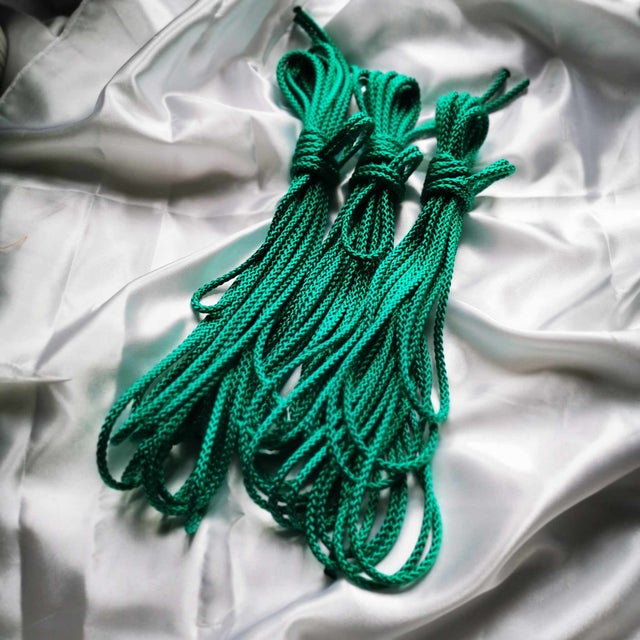 Synthetic Bondage Rope- Shibari Rope -Emmerald Green | Skinny-Art